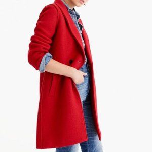 J.Crew Daphne topcoat in Italian boiled wool